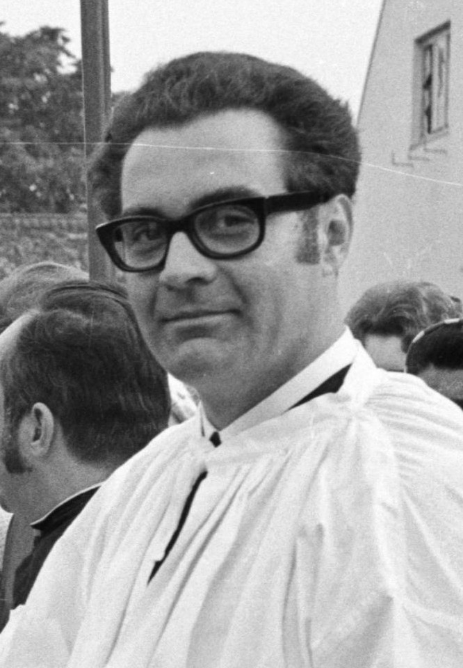 Pfarrer Baumgartner im Jahre 1970