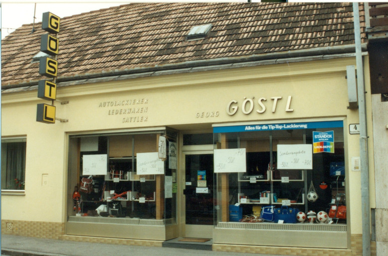 Das Geschäft in der Barnabitenstraße im Jahre 1990