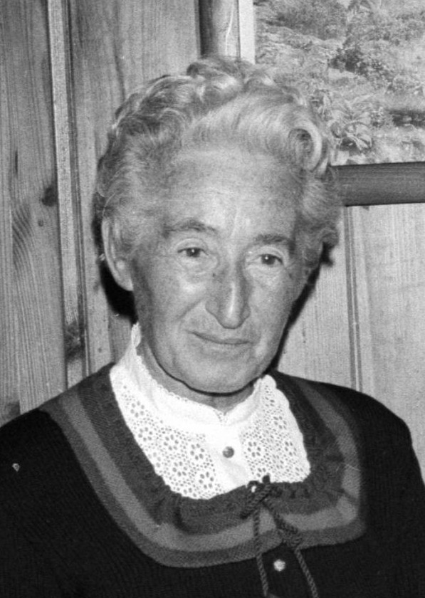 Leopoldine Sobek im Jahre 1975